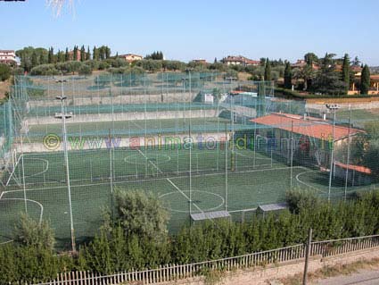 Gli spazi esterni per le feste dei bambini del New Garden.