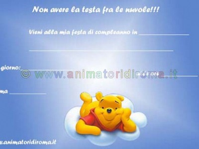 Winnie The Pooh tra le nuvole